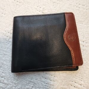 Black and Brown Leather Men's Christian Dior Wallet